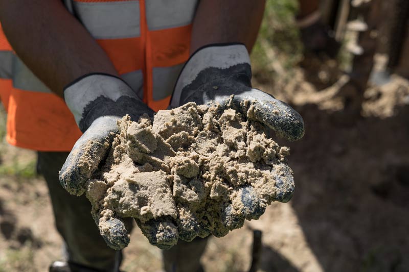 CMC techniques for soil